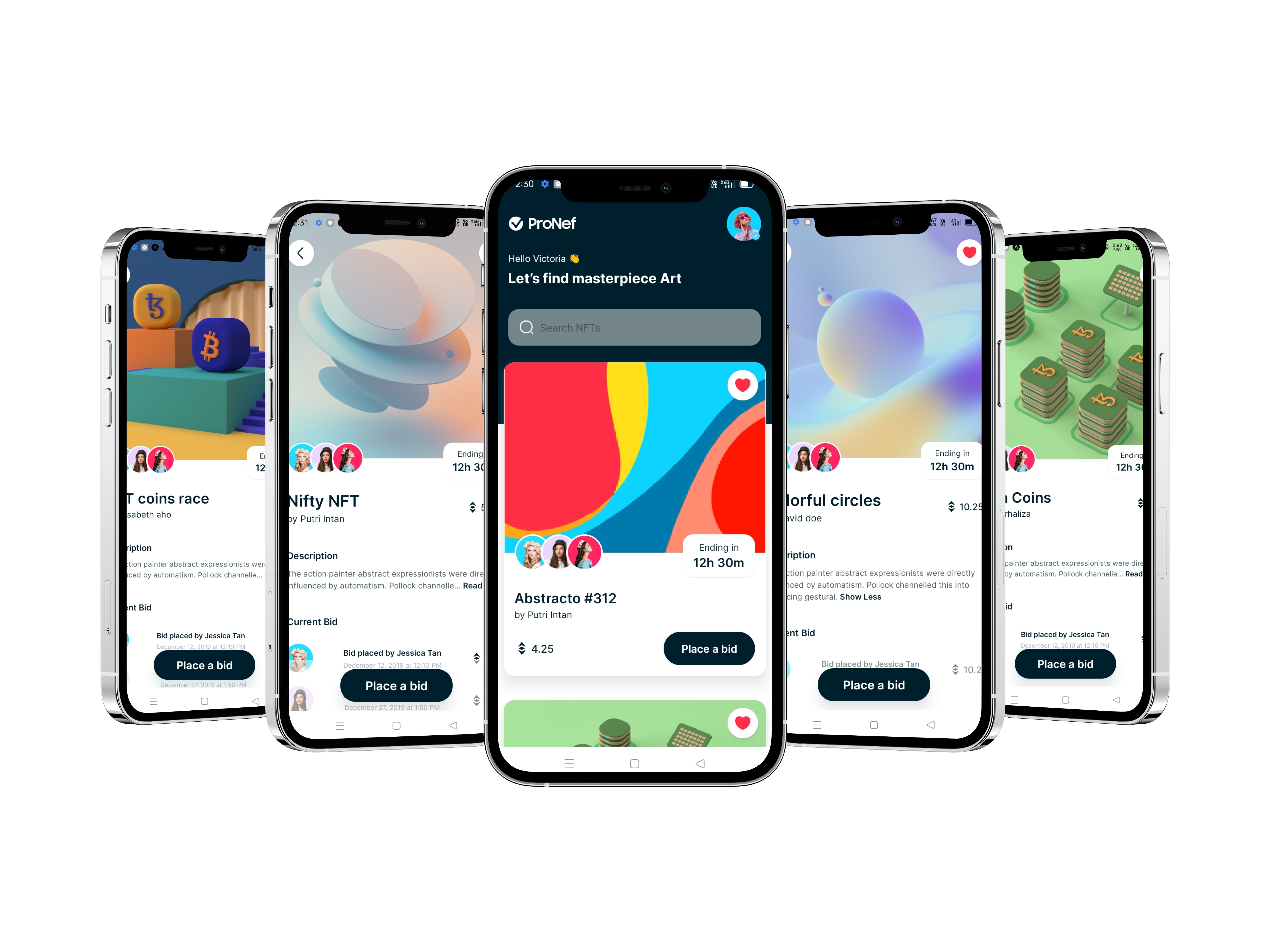 Assortment of mockups